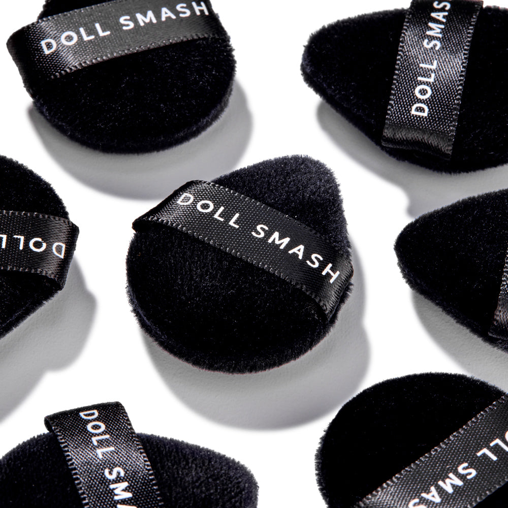 Detailed Mini Powder Puff (Set of 10) - Doll Smash Cosmetics Limited